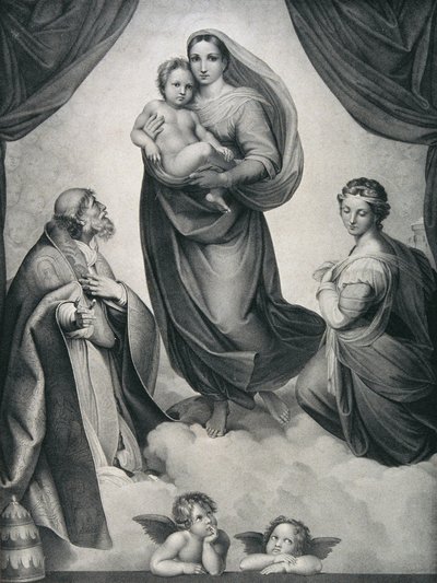 A Sixtusi Madonna alkotó: Carl Heindel