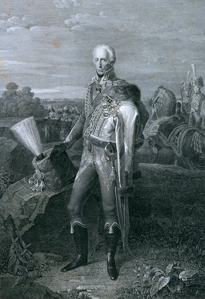 I. Ferenc osztrák császár alkotó: Carl Heinrich Rahl