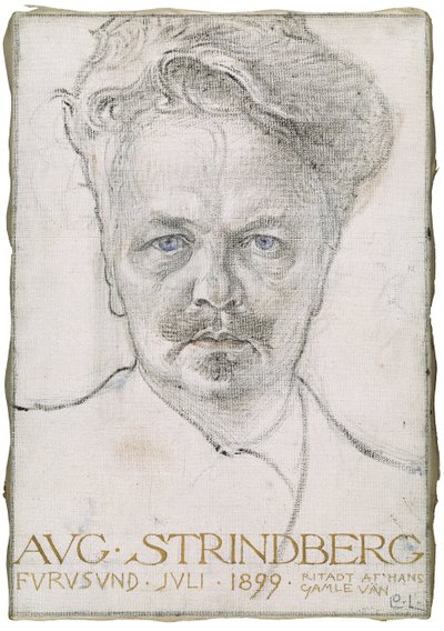 August Strindberg, 1899 alkotó: Carl Larsson