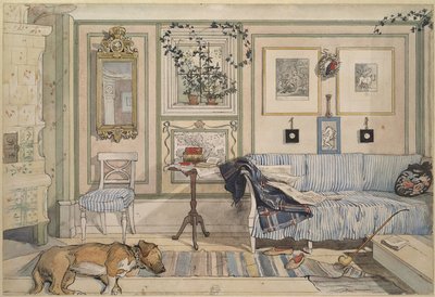 Hangulatos sarok alkotó: Carl Larsson
