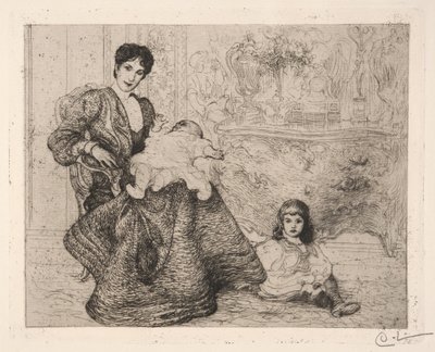 Dora Lamm és fiai alkotó: Carl Larsson