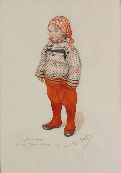 Matts Larsson alkotó: Carl Larsson