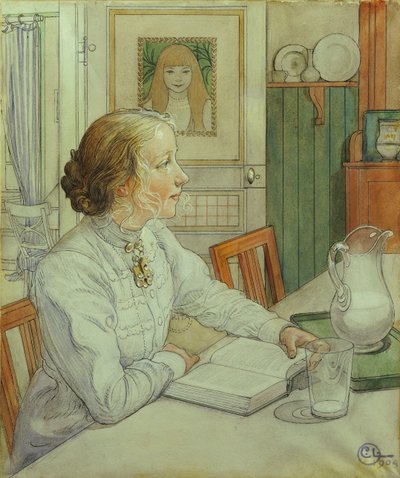 Legidősebb lányom, 1904 alkotó: Carl Larsson