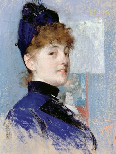 Alma portréja alkotó: Carl Larsson