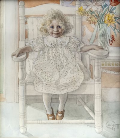 Inga-Maria Thiel portréja alkotó: Carl Larsson