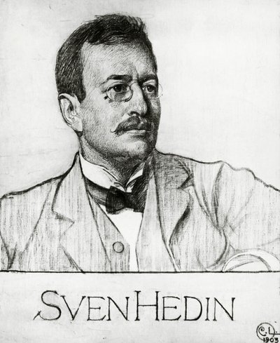 Sven Anders Hedin portréja (Stockholm alkotó: Carl Larsson