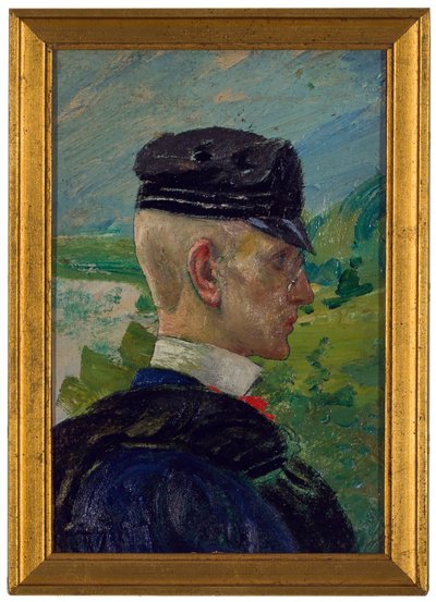 Egy fiú portréja. Tanulmány a reggeli imákhoz alkotó: Carl Larsson
