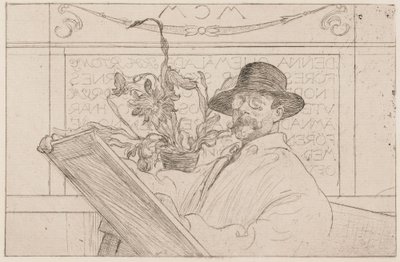 Önarckép alkotó: Carl Larsson