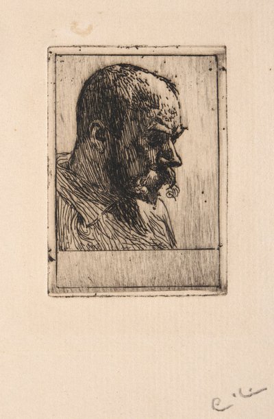 Önarckép festőblúzban alkotó: Carl Larsson
