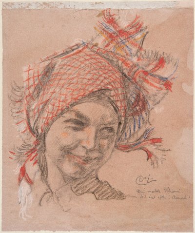 A fej vizsgálata alkotó: Carl Larsson