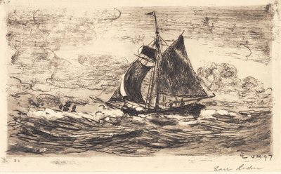 Egy lándzsás vadászat alkotó: Carl Locher