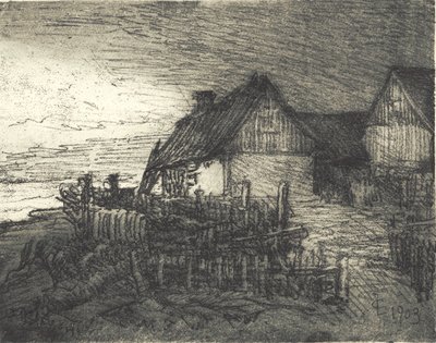 Házak Tisvildében alkotó: Carl Locher