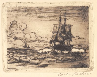 Az Északi-tengeren alkotó: Carl Locher