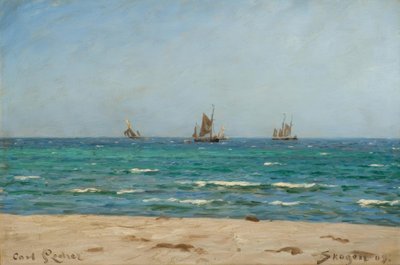 C. Locher, vitorlás Skagenben alkotó: Carl Ludvig Locher