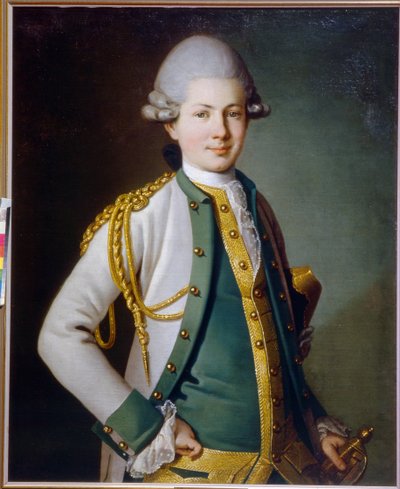 Portré du comte Nicolay Szemjonovics Mordvinov (1754-1845) (N.S. Mordvinov gróf portréja). Carl Ludwig Johann Christineck (1733-1793 vagy 1794) festménye, olaj, vászon alkotó: Carl Ludwig Christinek