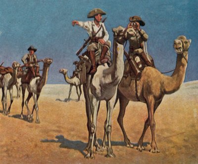 Simon Copper hottentották nyomában a Kalahári sivatagban alkotó: Carl Ludwig Friedrich (after) Becker