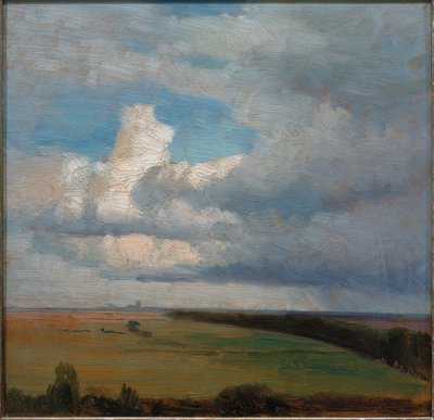 Táj München közelében alkotó: Carl Ludwig Seeger