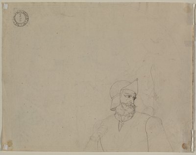 Katona a tájban (fordítva) alkotó: Carl Ludwig Tischbein