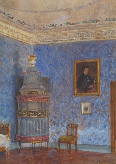 Kék belső tér alkotó: Carl Max Müller