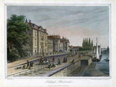 Biebrich-palota, Wiesbaden, Németország, 1820 alkotó: Carl Mayer
