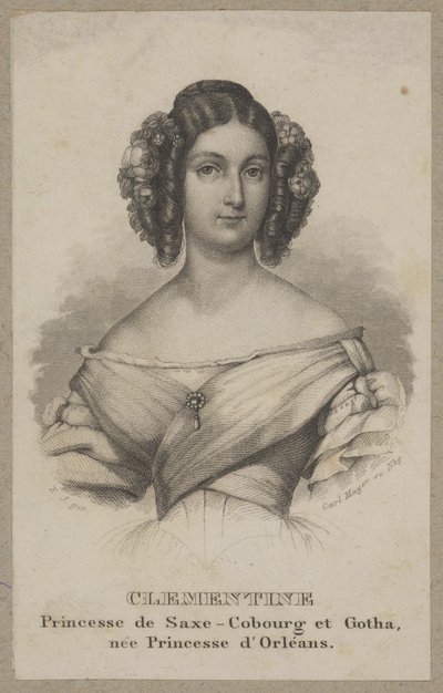 Klementyna szász-koburgi hercegnő alkotó: Carl Mayer
