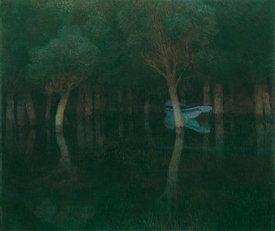 szürkület alkotó: Carl Moll