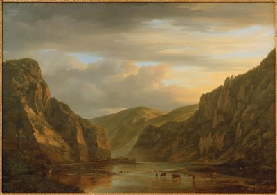 C.Morgenstern, The Stegfels in the Nahe Valley alkotó: Carl Morgenstern