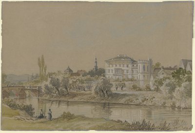 Metzler-ház Bonamesben, Frankfurt közelében alkotó: Carl Morgenstern