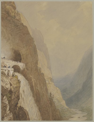 A Splügen-hágó alkotó: Carl Morgenstern