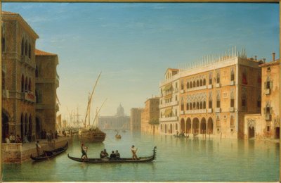 Velence, Grand Canal / Carl Morgenstern festménye alkotó: Carl Morgenstern