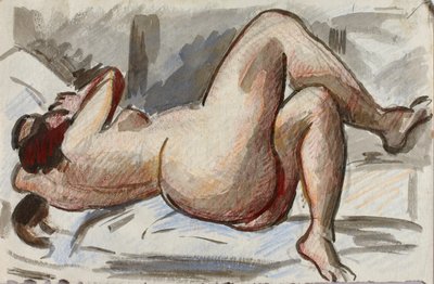 Fekvő női akt alkotó: Carl Newman