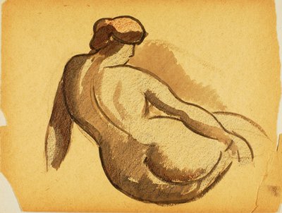 Fekvő akt alkotó: Carl Newman