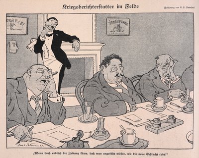 Haditudósítók a terepen: Haditudósítók a terepen" alkotó: Carl Olof Petersen
