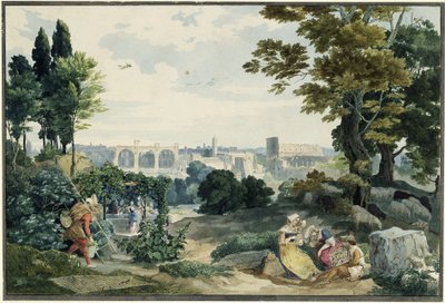 Kilátás a Római Fórumra alkotó: Carl Philipp Fohr