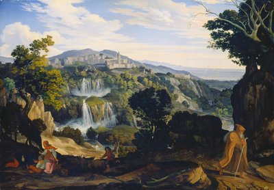 A Tivoli-i vízesések alkotó: Carl Philipp Fohr