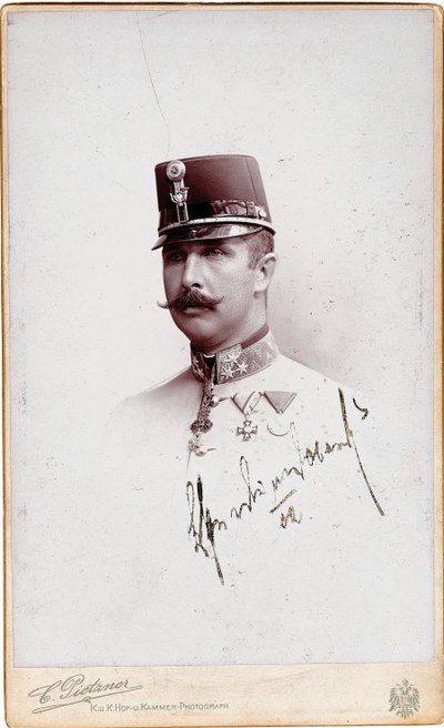 Ferenc Ferdinánd osztrák főherceg, 1902. alkotó: Carl Pietzner