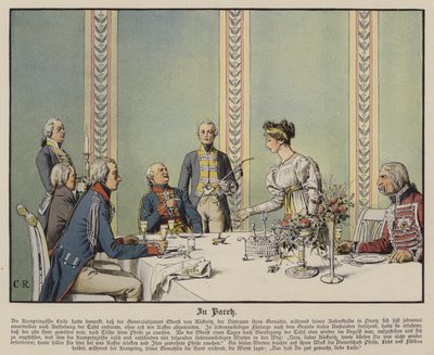 Paretznél (színes litó) alkotó: Carl Röchling