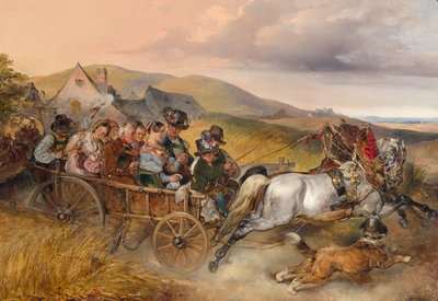 Az esküvői lovaglás alkotó: Carl Schindler