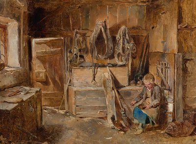 A spájzban alkotó: Carl Schindler