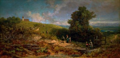 A Kirchsteigen alkotó: Carl Spitzweg