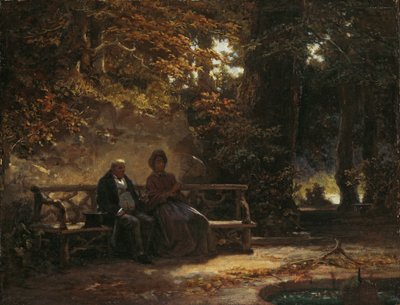 Pihenő sétálók alkotó: Carl Spitzweg