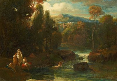 Fürdőző nők alkotó: Carl Spitzweg