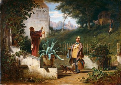 Gyerekkori barátok alkotó: Carl Spitzweg