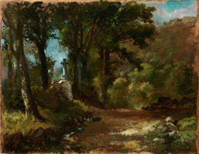 A kereszt az erdőben alkotó: Carl Spitzweg