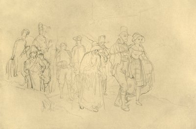 Behozott cigányok, 19. század közepe-vége, 1924 körül. alkotó: Carl Spitzweg