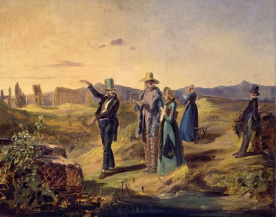 Angolok a Campagnában alkotó: Carl Spitzweg