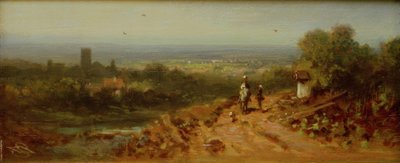 Táj egy lovassal alkotó: Carl Spitzweg