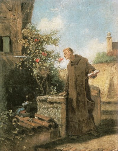 Szerzetes, rózsa illatú alkotó: Carl Spitzweg