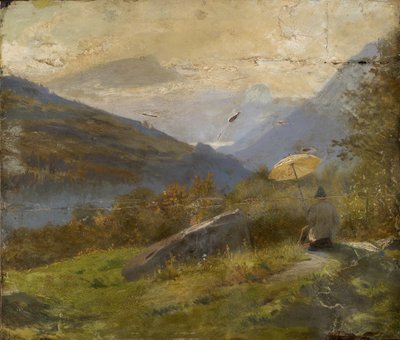 A festő, 1860 körül alkotó: Carl Spitzweg
