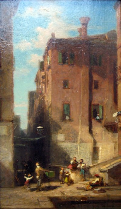 Velencei utca alkotó: Carl Spitzweg